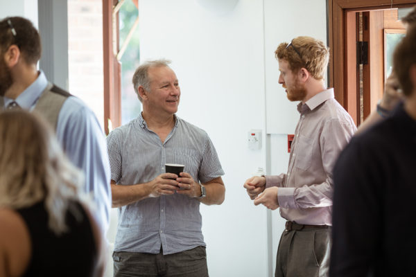 Entrepreneurs in Harwell Innovation Centre meeting room