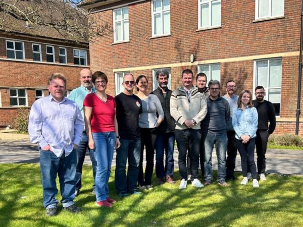 The Redwave team outside the office, showing the people behind the work and the strong team spirit that drives them